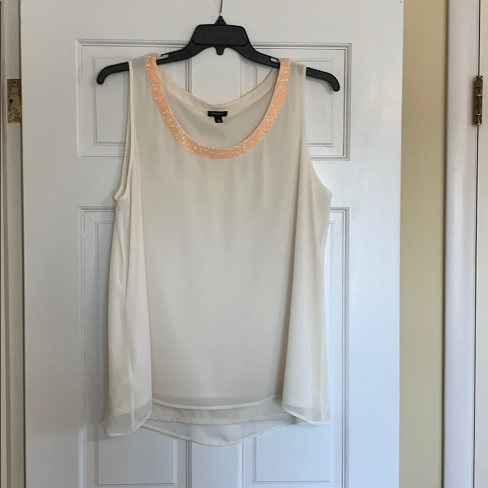 Ivory Ann Taylor sz XL sleeveless shirt